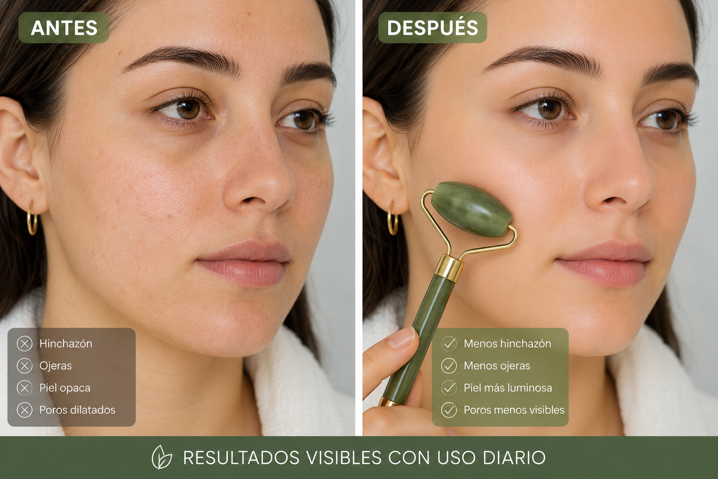 Pack Facial Roller Jade